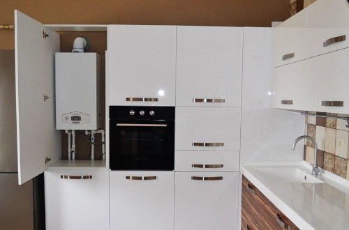 Как спрятать газовый котел на кухне Как спрятать газовый котел на кухне