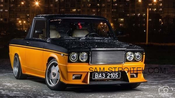 Сделал яркий пикап из старой «пятёрки» (20 фото) Сделал яркий пикап из старой «пятёрки» (20 фото)