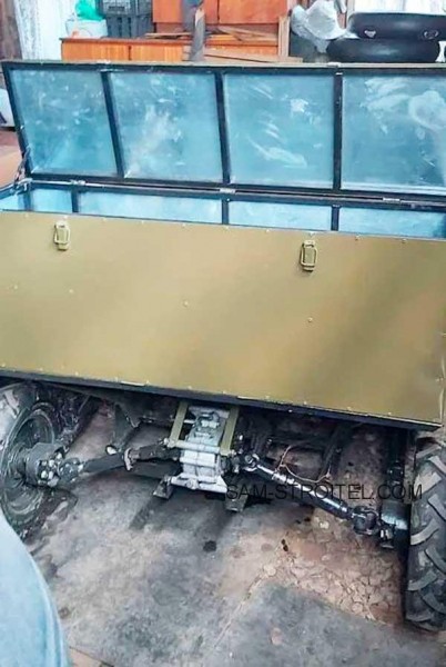 Самодельный автомобиль с двигателем 13 л.с, от мотороллера (фото + описание) Самодельный автомобиль с двигателем 13 л.с, от мотороллера (фото + описание)