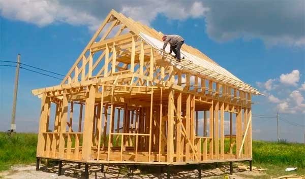 Строительство каркасного дома пошагово Строительство каркасного дома пошагово