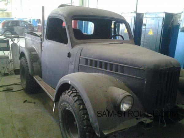 Авто самоделка пикап ГАЗ-69 с двигателем 2.3 D турбо (50 фото) Авто самоделка пикап ГАЗ-69 с двигателем 2.3 D турбо (50 фото)