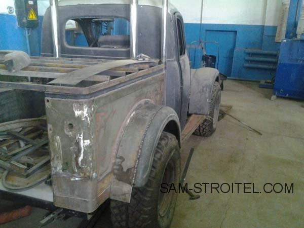 Авто самоделка пикап ГАЗ-69 с двигателем 2.3 D турбо (50 фото) Авто самоделка пикап ГАЗ-69 с двигателем 2.3 D турбо (50 фото)