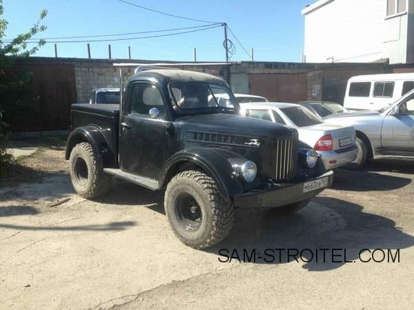 Авто самоделка пикап ГАЗ-69 с двигателем 2.3 D турбо (50 фото) Авто самоделка пикап ГАЗ-69 с двигателем 2.3 D турбо (50 фото)