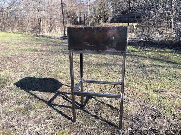 Самодельный мангал из металла: размеры, фото и описание Самодельный мангал из металла: размеры, фото и описание