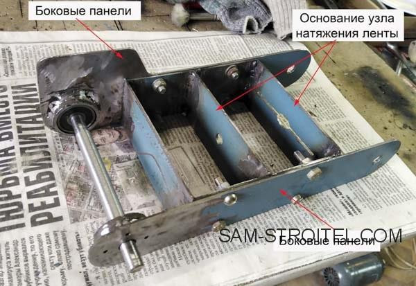 Ленточно-дисковый шлифовальный станок своими руками: чертежи, фото изготовления Ленточно-дисковый шлифовальный станок своими руками: чертежи, фото изготовления